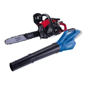 Scheppach jesenji set aku duvač lišća IXES C-BL700-X i motorna testera pila PCS38 1.8 KS